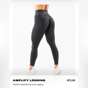 ALPHALETE amplify legging women’s seamless scrunch legging shadow medium